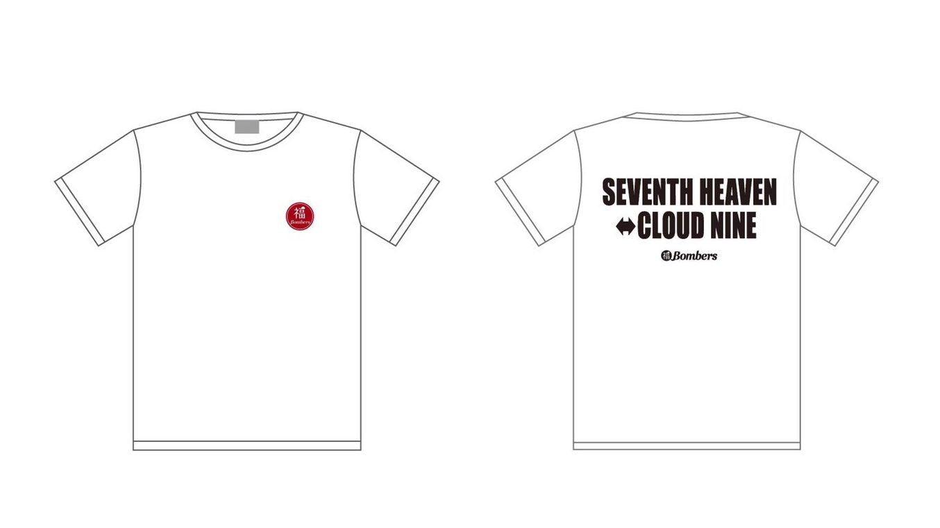 SEVENTH HEAVEN ⇔ CLOUD NINE・限定オリジナルTシャツ」クラウド