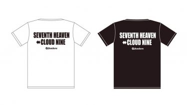 「SEVENTH HEAVEN ⇔ CLOUD NINE・限定オリジナルTシャツ」クラウドファンディング・リターン④
