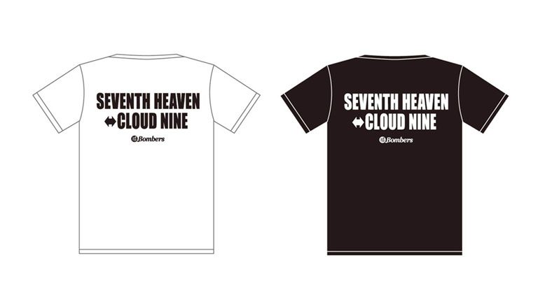 SEVENTH HEAVEN ⇔ CLOUD NINE・限定オリジナルTシャツ」クラウド